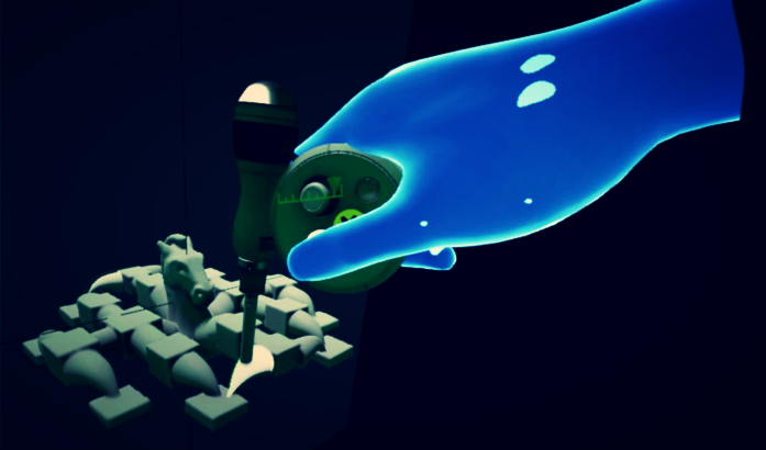 Modeling the knight in Oculus Medium
